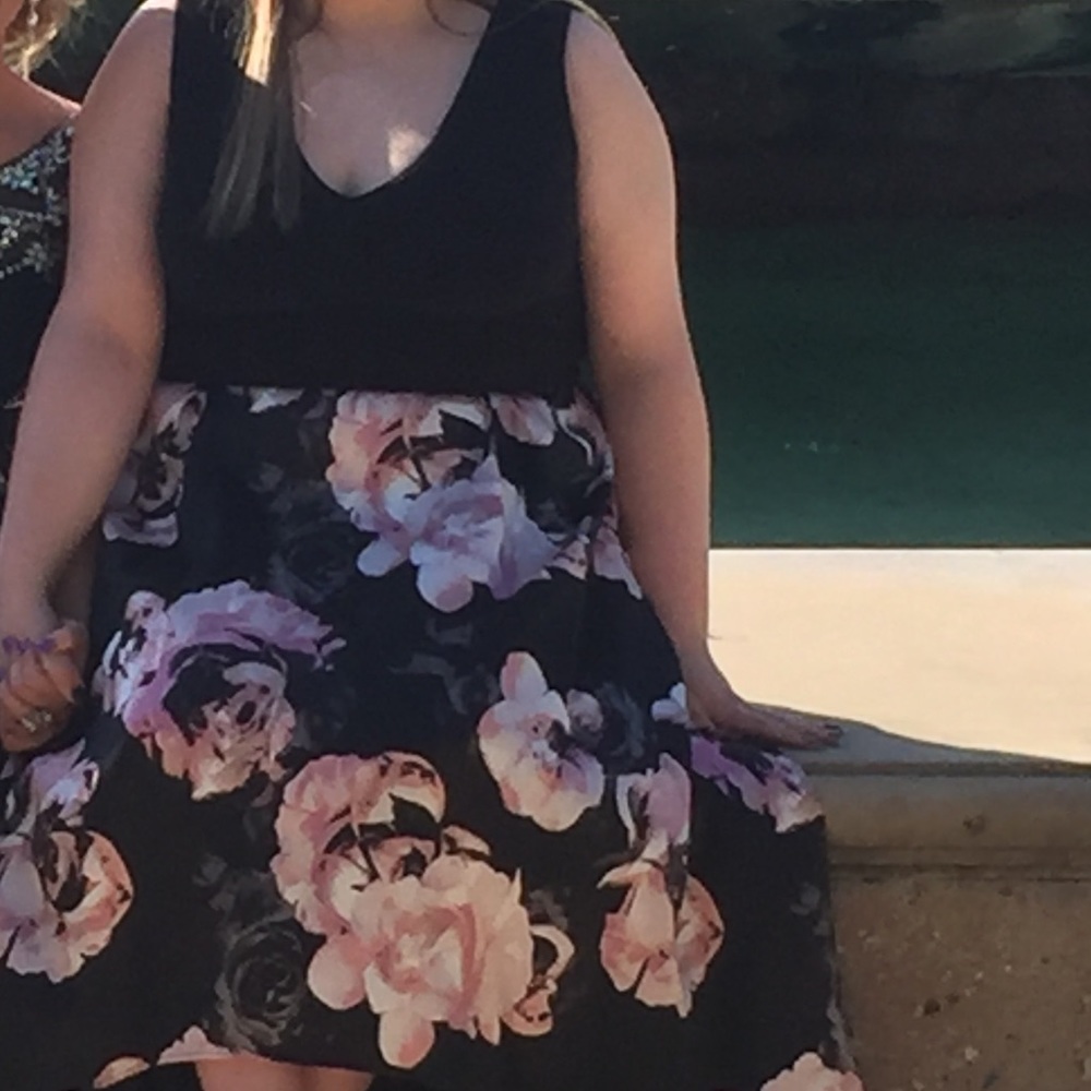 Plus size prom dress